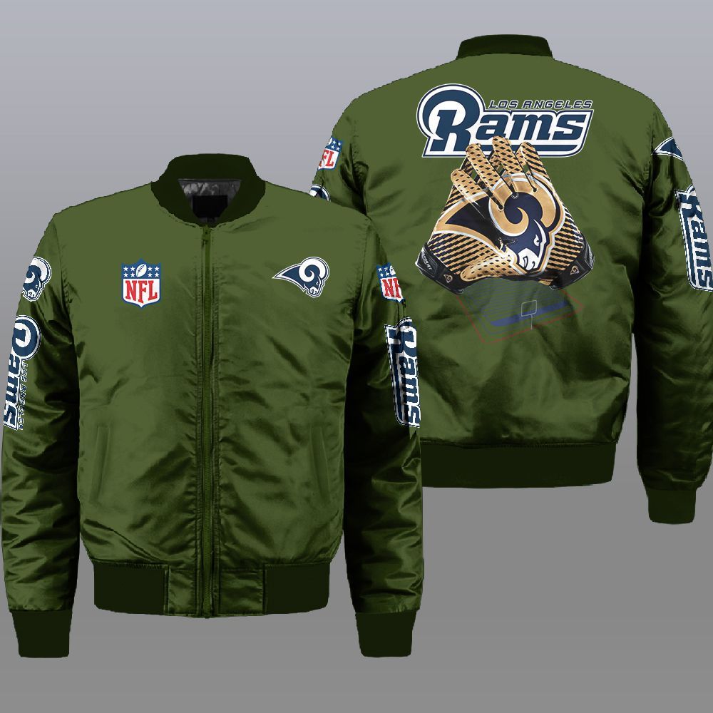 NFL Los Angeles Rams 3d Bomber Jacket 3 1605495938e08783ec57