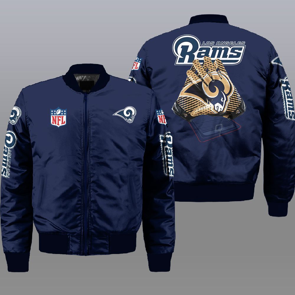 NFL Los Angeles Rams 3d Bomber Jacket 2 160549594225eb0005dc