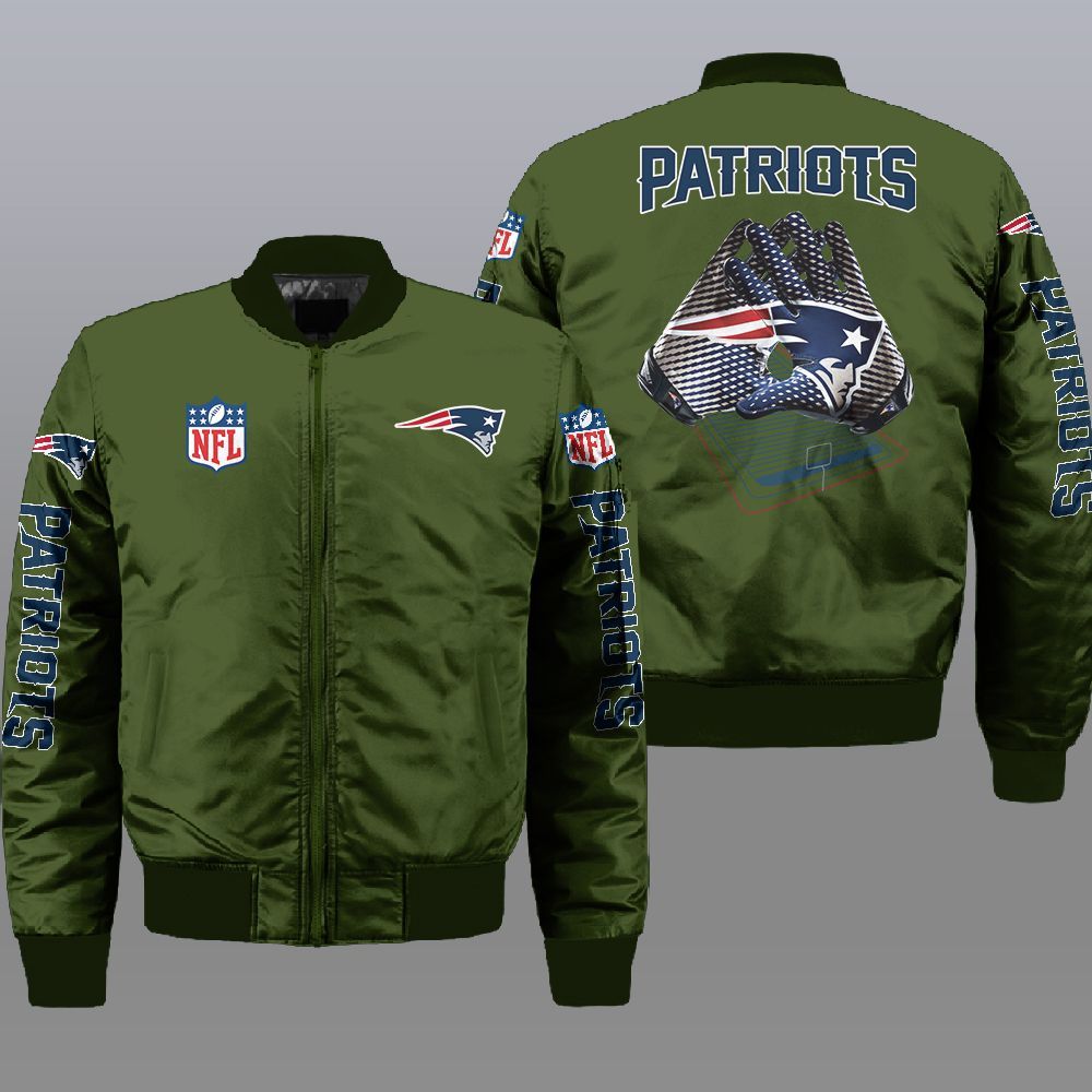 NFL New England Patriots 3d Bomber Jacket 3 160549594613036d6a9a