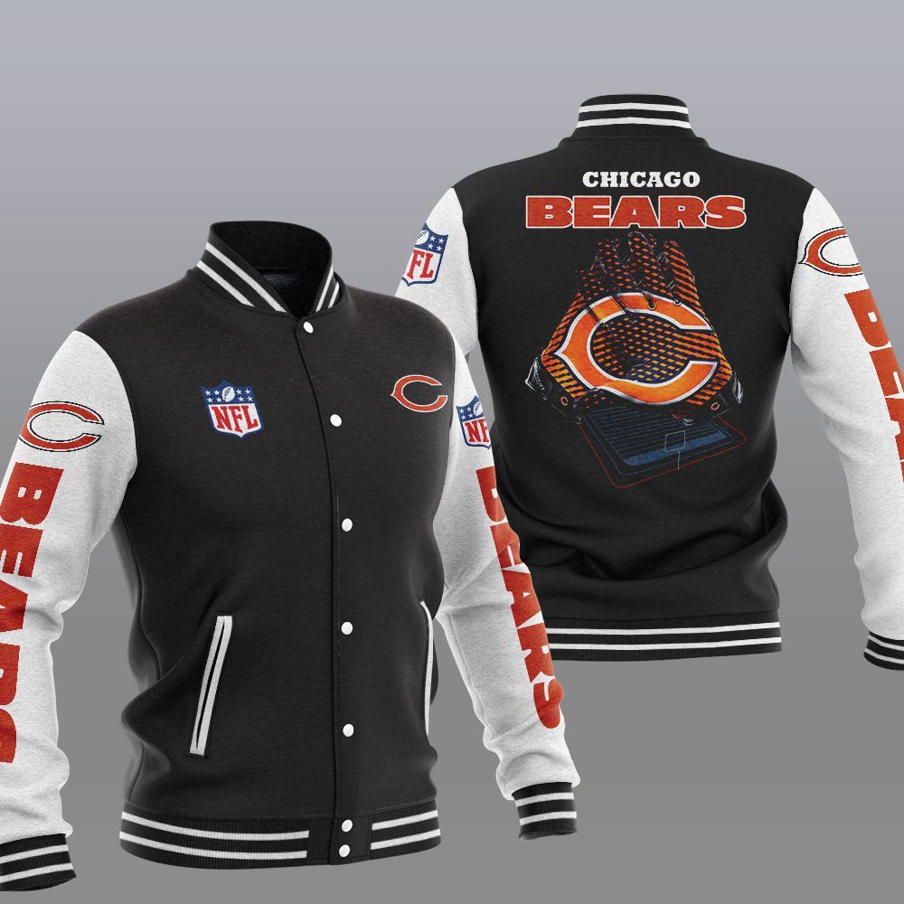 NFL Chicago Bears Baseball Jacket 13 16054959506cece16cfa