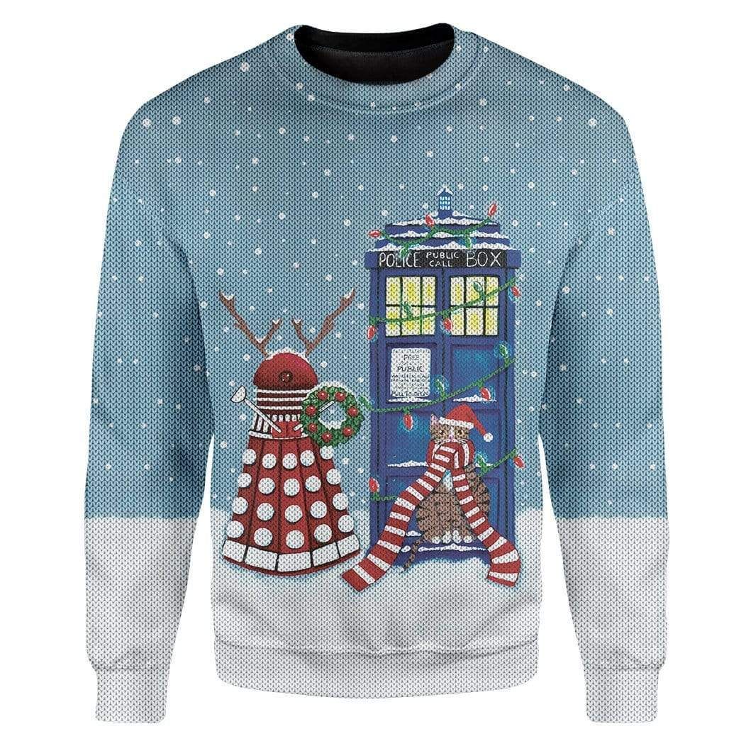 Police Public Call Box Christmas Sweater 9 1632915097dc7fa2cf8a