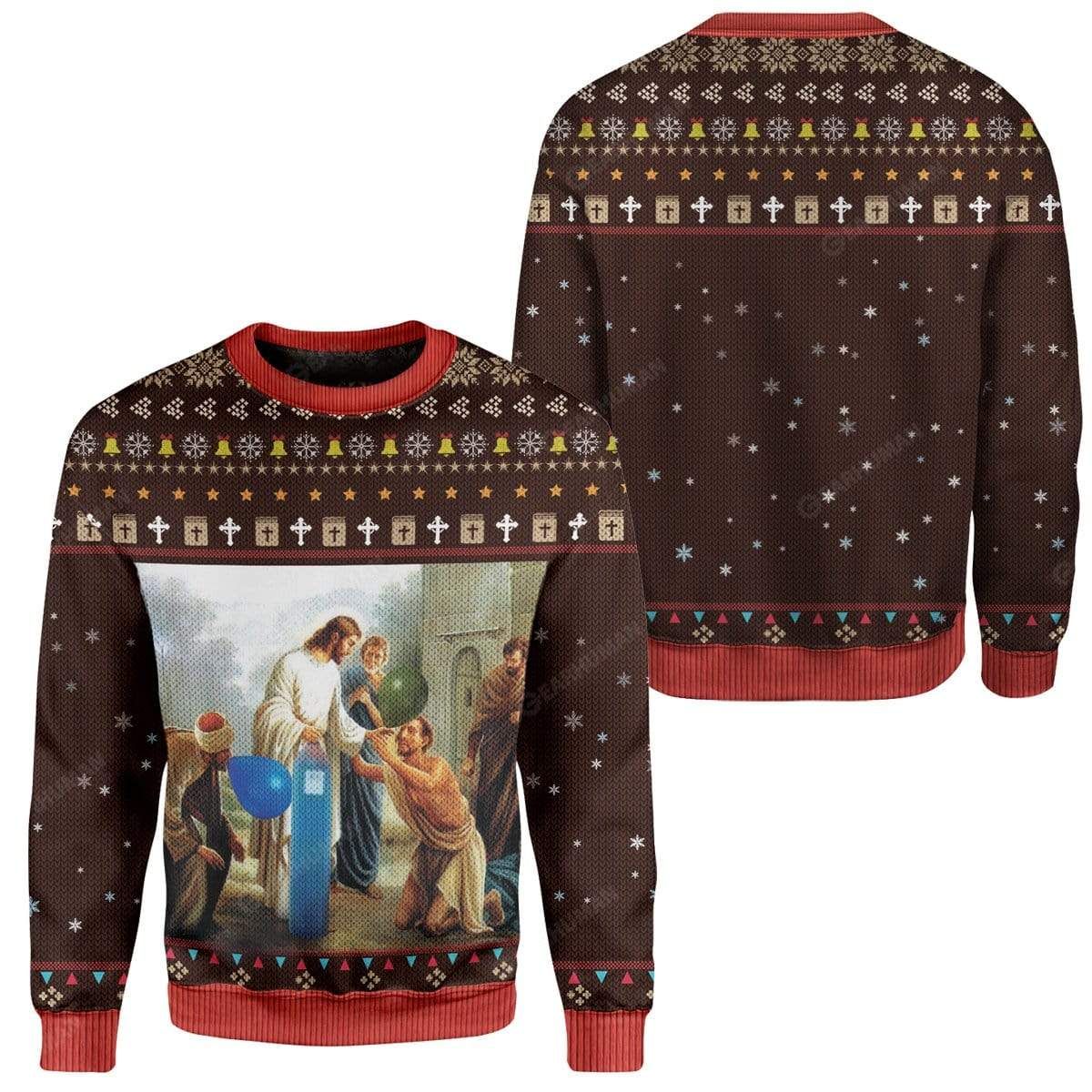 Jesus God's Grace Christmas Sweater 4 1632915098090afc6d64