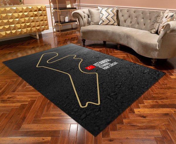 Intercity İstanbul Park 3D Full Printed Rug 3 2 DTM046R 1