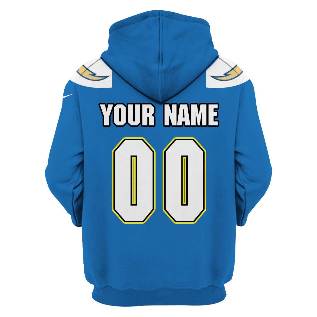 BEST Los Angeles Chargers National Football League Personalized Custom Shirt, Hoodie 3 3 CT81 LMS back