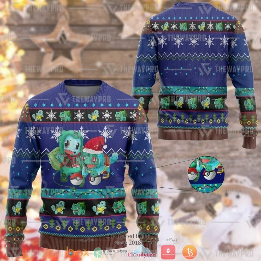 Anime Pokemon Christmas Sweater