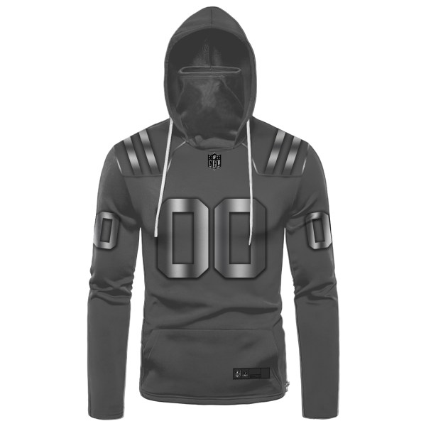Cincinnati Bengals NFL dark grey Personalized custom 3d hoodie mask 2 4 DN032LMSM LMSM front 9