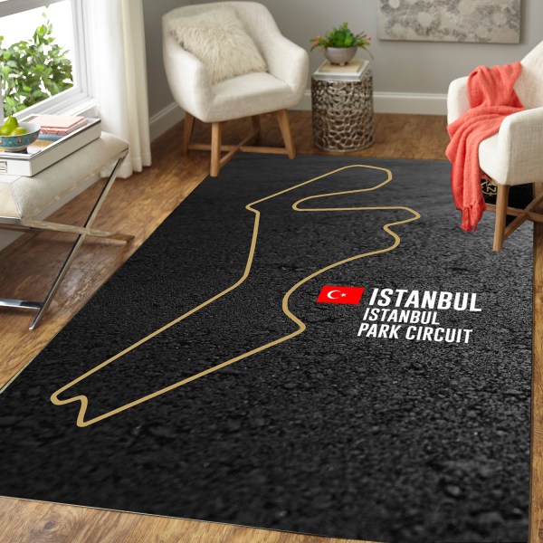 Intercity İstanbul Park 3D Full Printed Rug 5 4 DTM046R 1