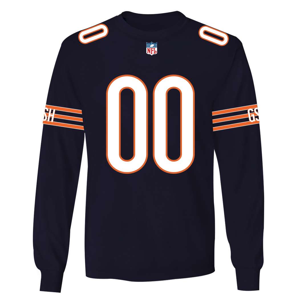 BEST National Football League Chicago Bears Personalized Custom Shirt, Hoodie 5 5 MM187 WY front