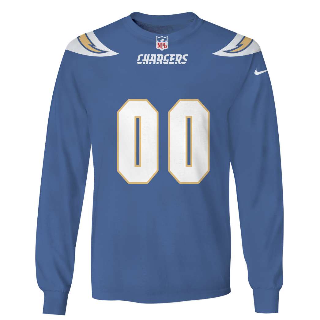 BEST NFL Los Angeles Chargers football Personalized Custom Shirt, Hoodie 4 5 MM236 WY front