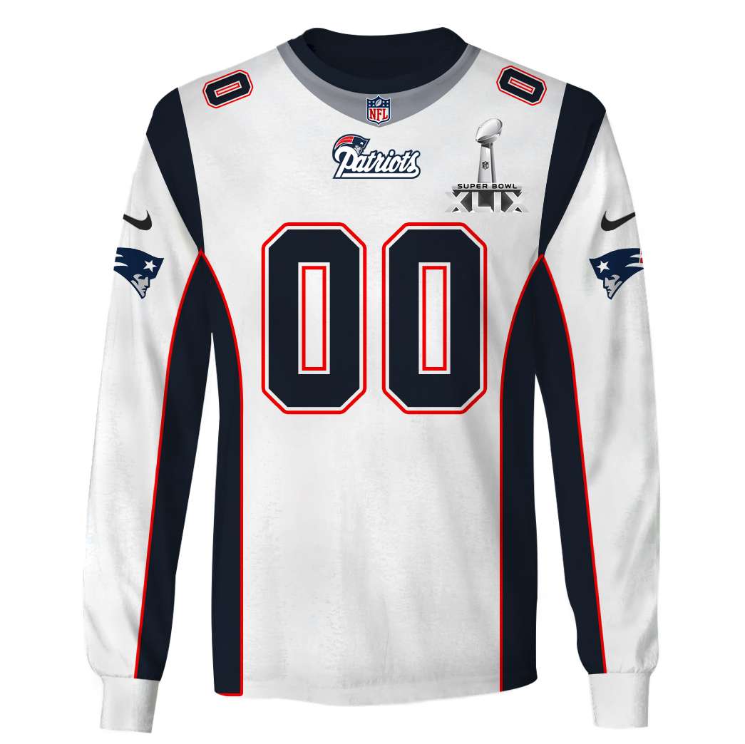 BEST New England Patriots Super Bowls National Football League Personalized Custom Shirt, Hoodie 5 5 MM812 WY front 9