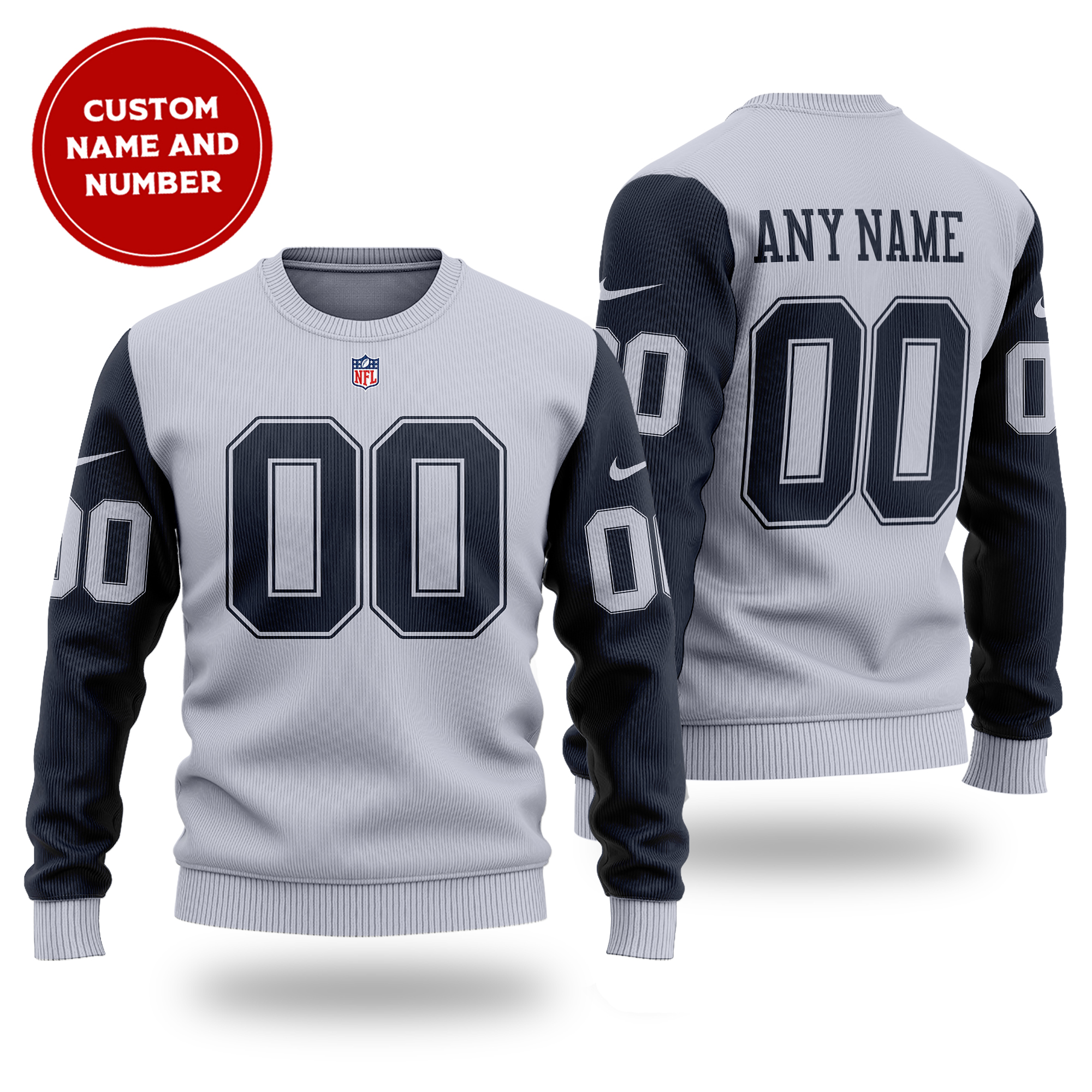 Personalized NFL Dallas Cowboys Christmas Sweater
