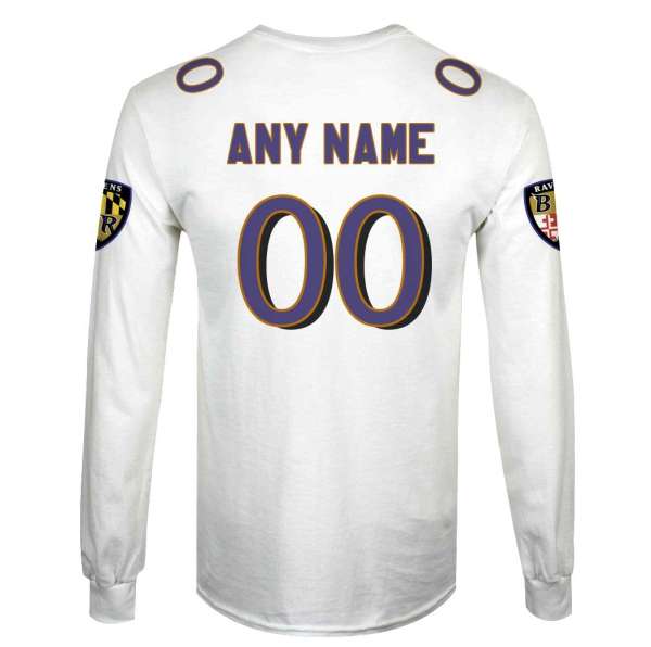 BEST National Football League Baltimore Ravens Super Bowl Personalized Custom Shirt, Hoodie 6 6 MM814 WY back 1