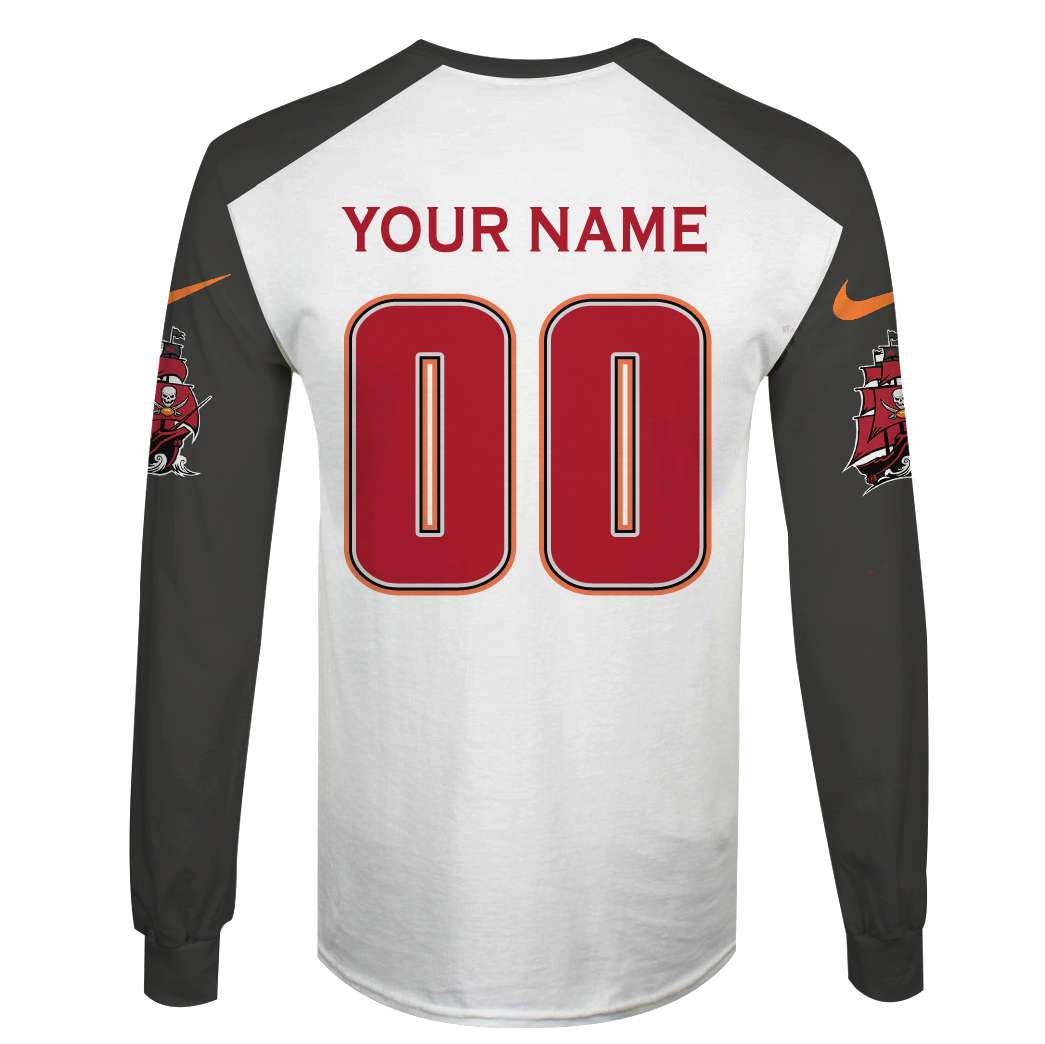 BEST Tampa Bay Buccaneers NFL Personalized Custom Shirt, Hoodie 6 6 MY145 WY back