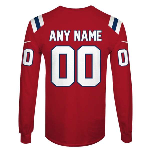 BEST New England Patriots NFL football Personalized Custom Shirt, Hoodie 6 6 TH447 WY back
