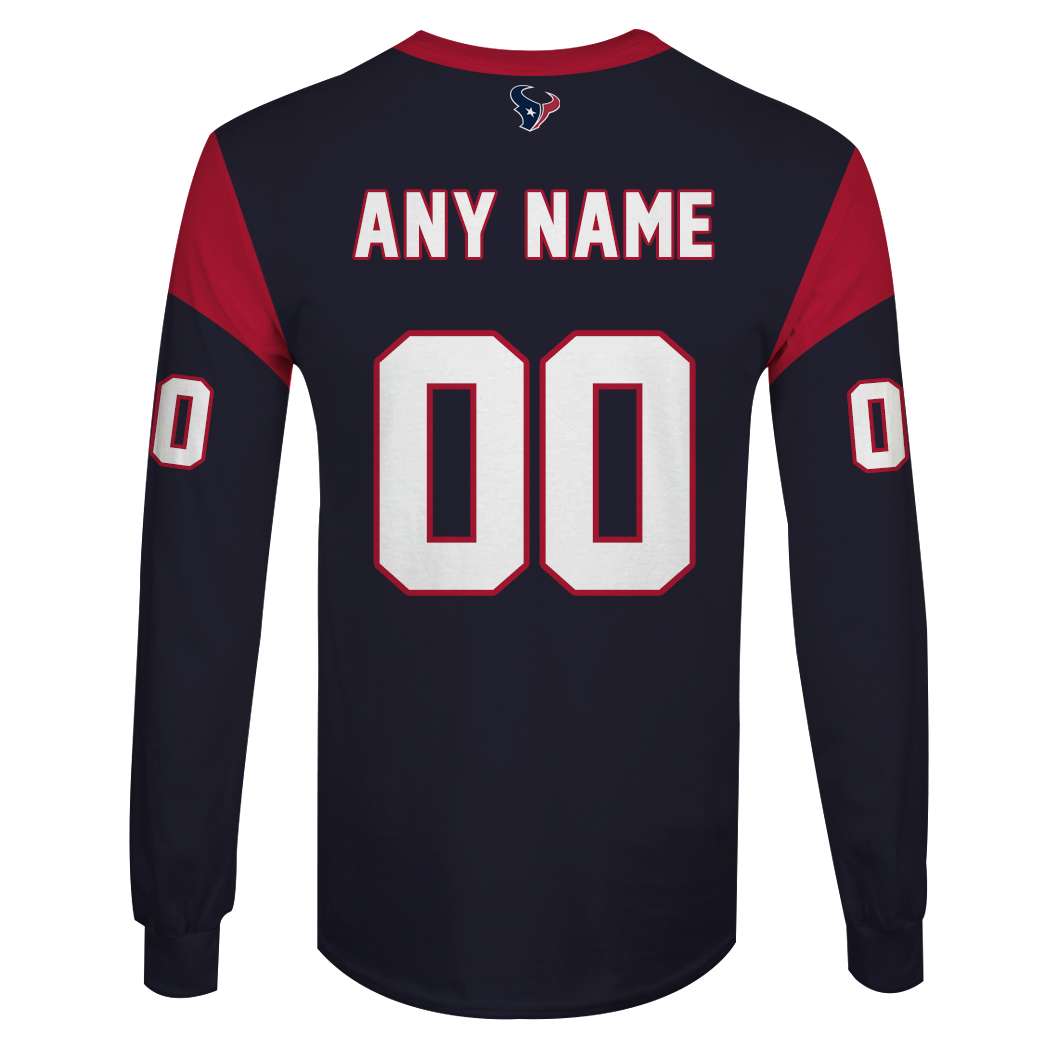 BEST National Football League Team Houston Texans Personalized Custom Shirt, Hoodie 6 6 TT178 WY back
