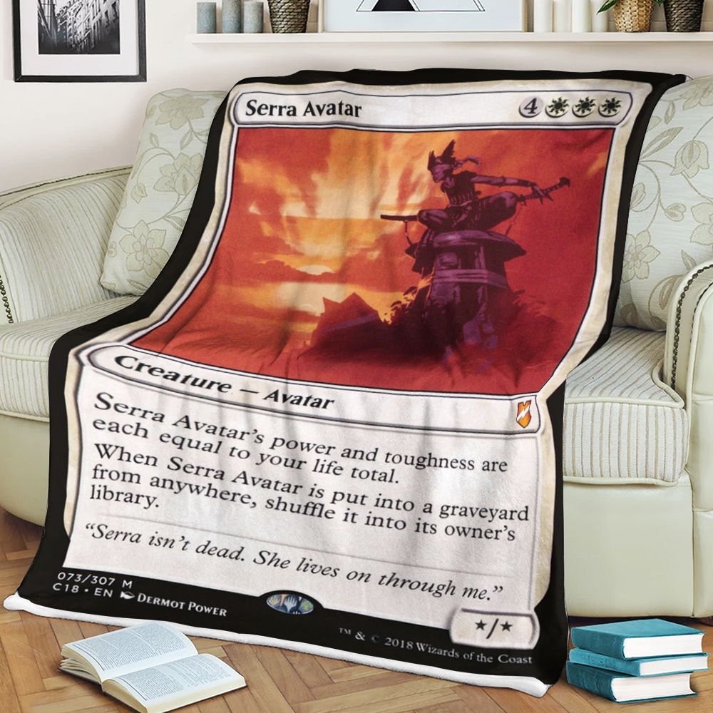BEST Magic The Gathering Game Serra Avatar Fleece Blanket 1 619731aae9e2b