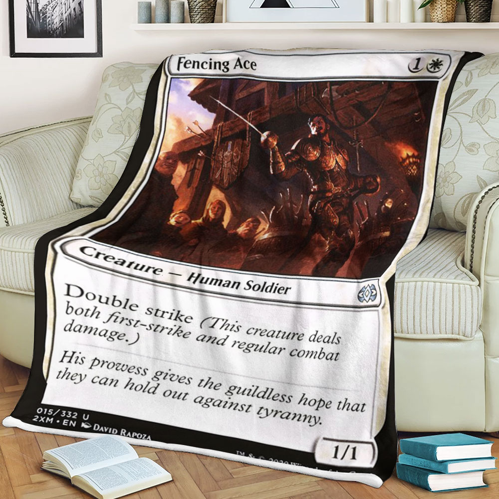BEST Magic The Gathering Game Fencing Ace Fleece Blanket 3 6198c12f3686b