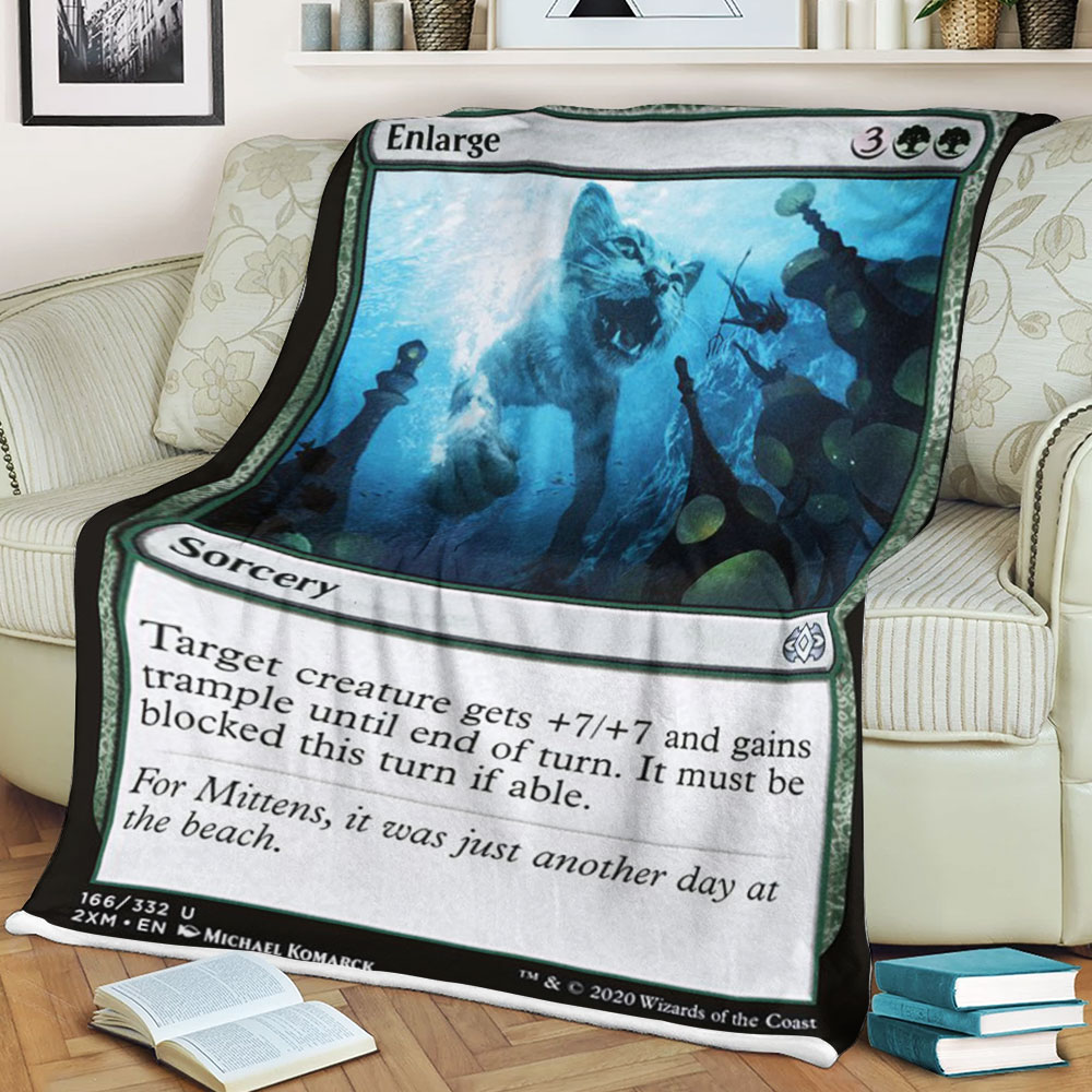 BEST Magic The Gathering Game Enlarge Fleece Blanket 1 6198c1c0717a9