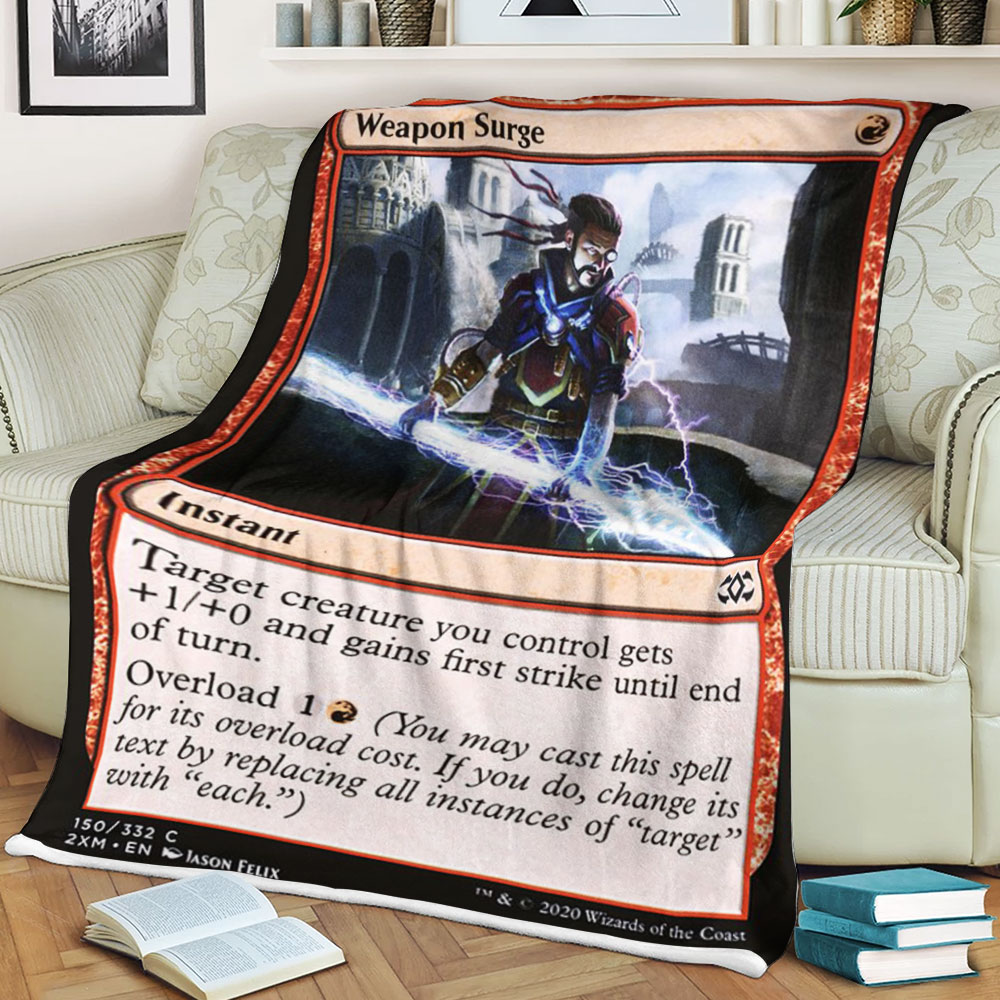 BEST Magic The Gathering Game Weapon Surge Fleece Blanket 3 6198cca7b6044