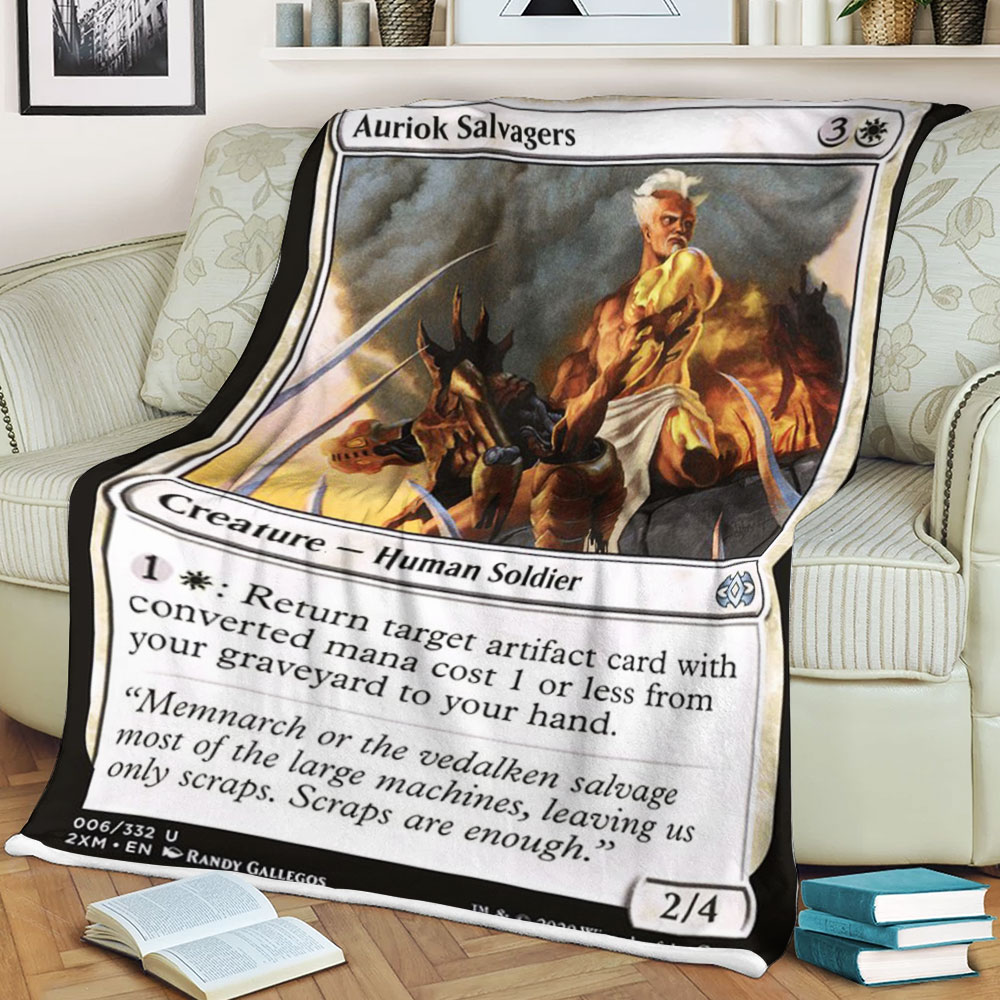 BEST Magic The Gathering Game Auriok Salvagers Fleece Blanket 3 61addaba7abc1