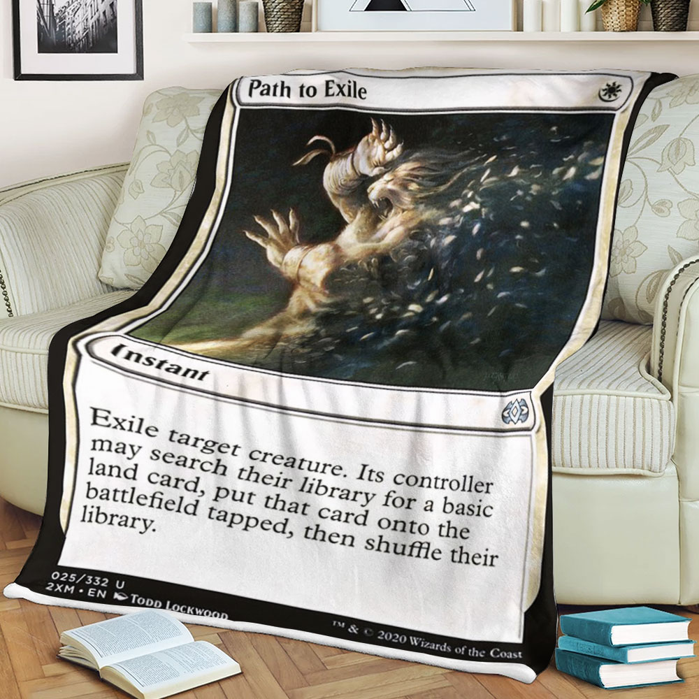 BEST Magic The Gathering Game Path To Exile Fleece Blanket 3 61addbc48adb5