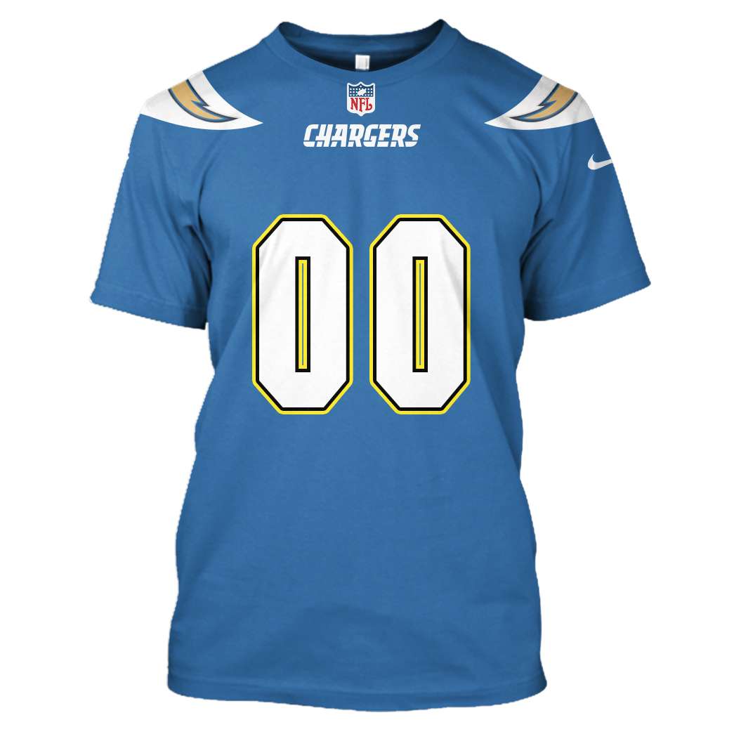 BEST Los Angeles Chargers National Football League Personalized Custom Shirt, Hoodie 6 7 CT81 TX front