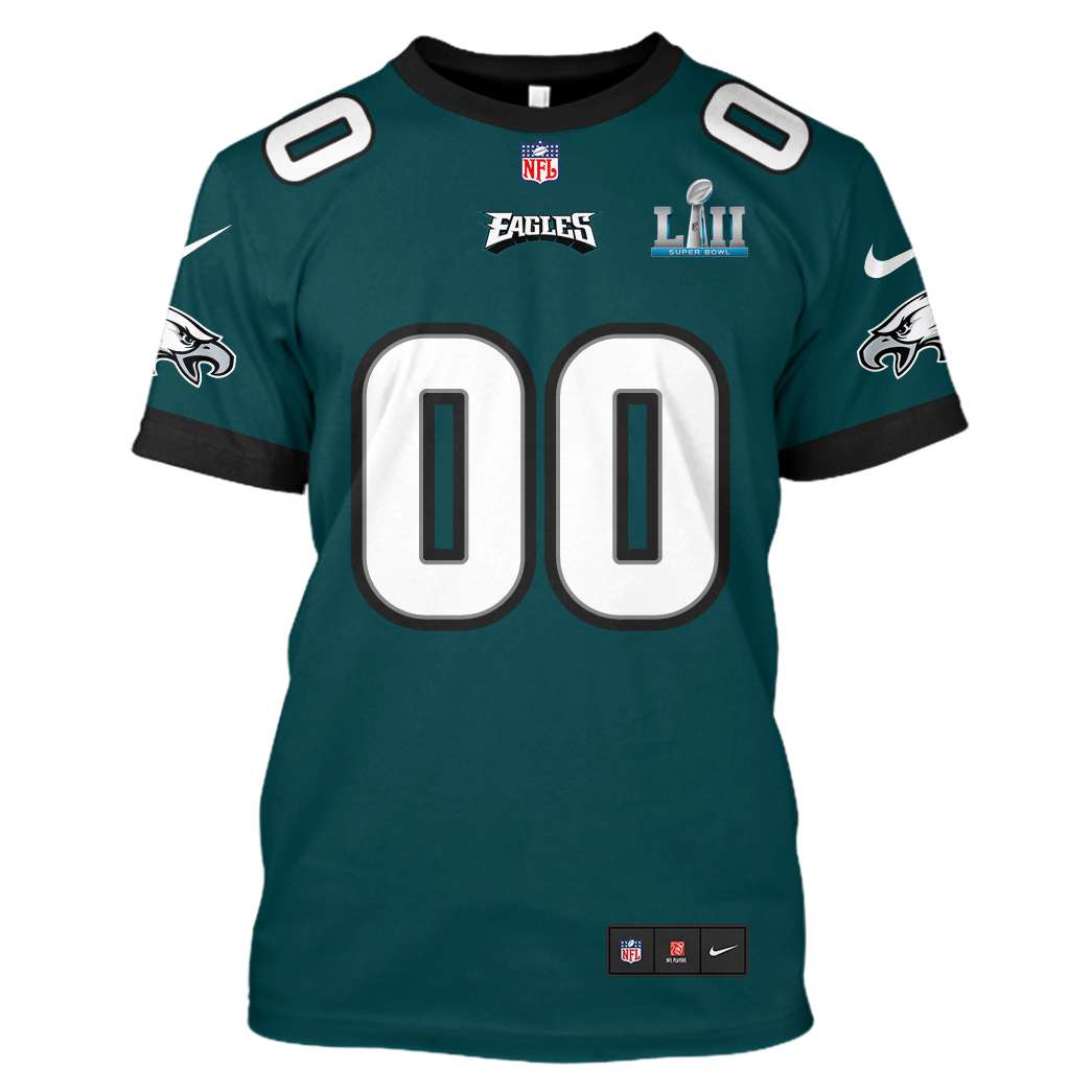 BEST National Football League Philadelphia Eagles Super Bowl Personalized Custom Shirt, Hoodie 7 7 MM810 TX front 9