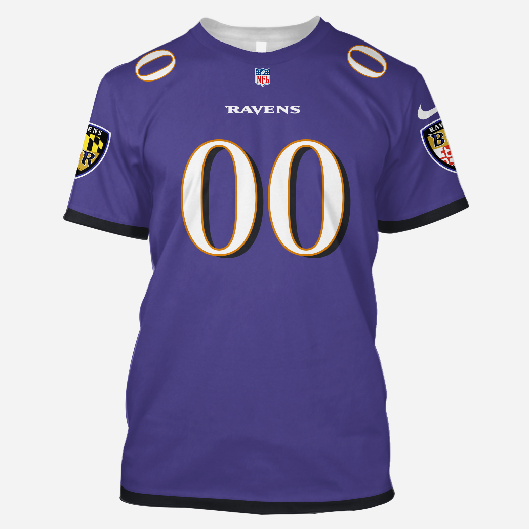 BEST NFL Baltimore Ravens Personalized Custom Shirt, Hoodie 6 7 TH302 TX front