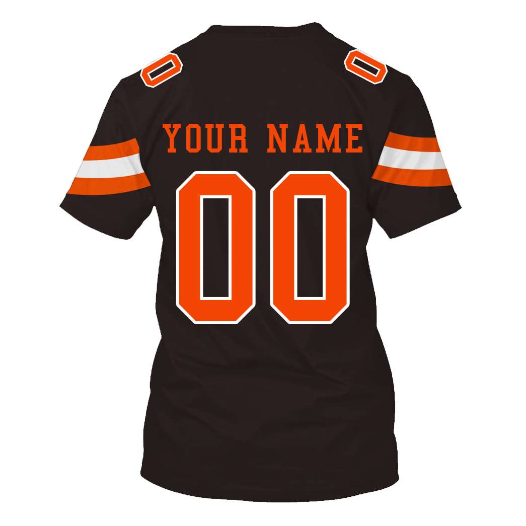 BEST NFL Cleveland Browns Personalized Custom Shirt, Hoodie 8 8 MM263 TX back