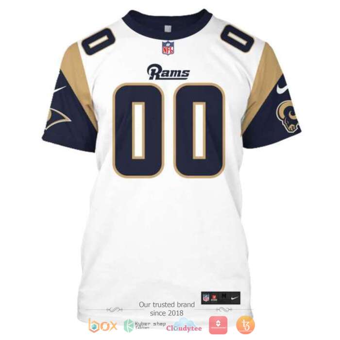Personalized NFL Los Angeles Rams 3d shirt hoodie 1 2 3 4 5 6
