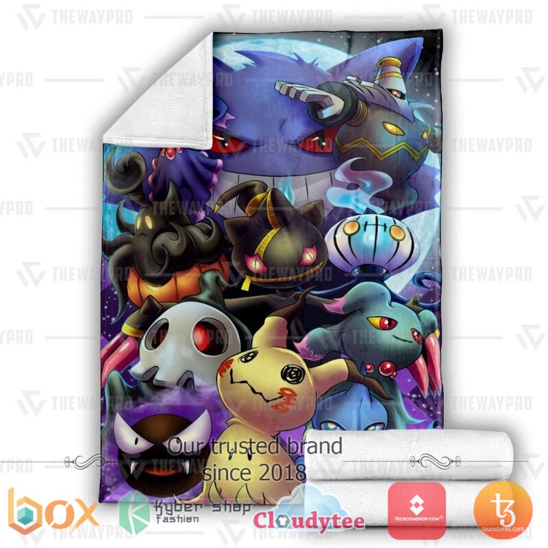 Pokemon Ghosting Blanket 3 Pokemon Ghosting Blanket 1 2