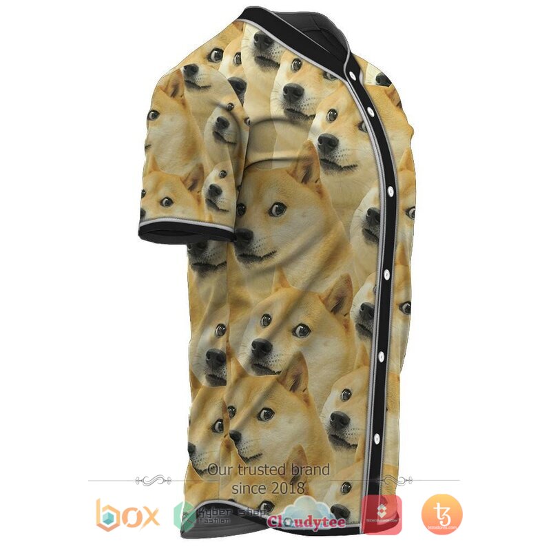 A Lot Of Doges Baseball Jersey 4 A Lot Of Doges Baseball Jersey 1 2 3