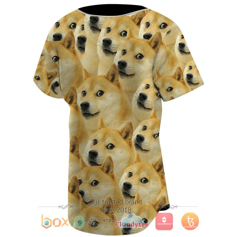 A Lot Of Doges Baseball Jersey 5 A Lot Of Doges Baseball Jersey 1 2 3 4
