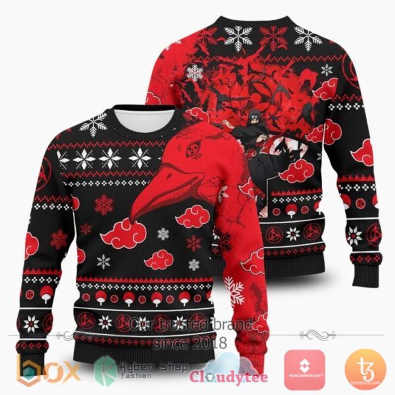 BEST Akastsuki Naruto Anime Christmas Sweater 14 Akastsuki Naruto Anime Sweater Christmas