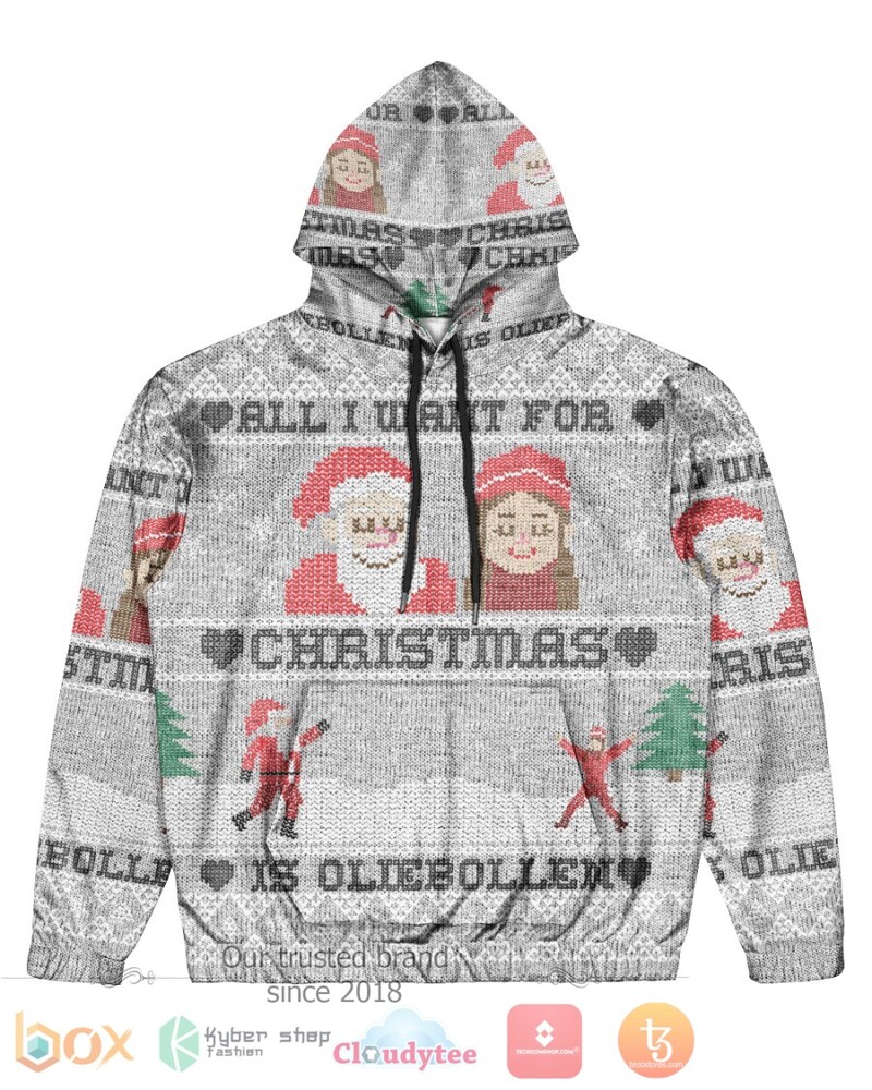 All I Want For Christmas Is Oliebollen 3D Hoodie Shirt