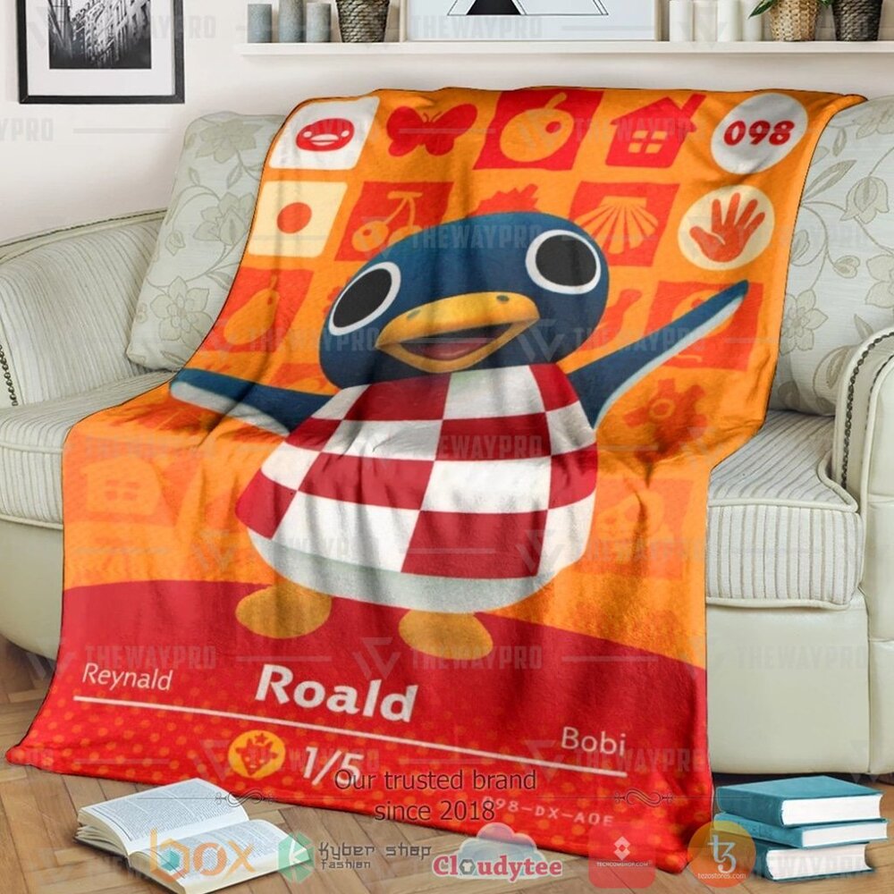 Animal Crossing Happy Home Designer Amiibo Card Custom Soft Blanket