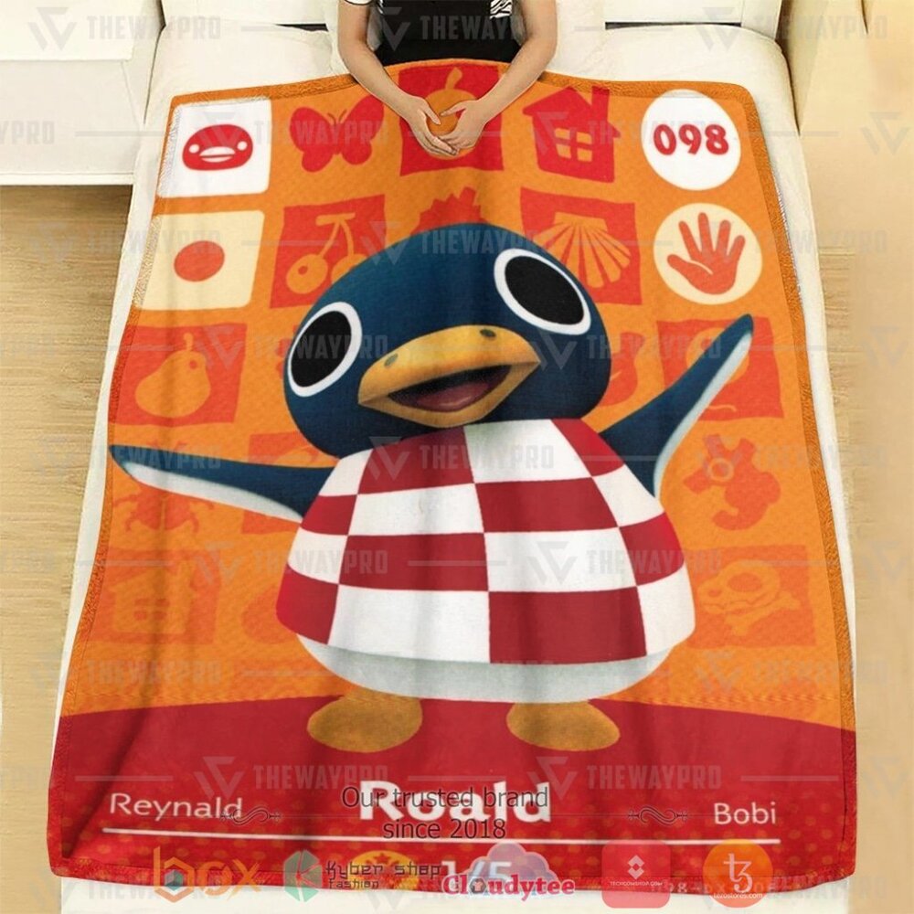 NEW Animal Crossing Happy Home Designer Amiibo Card Soft Blanket 2 Animal Crossing Happy Home Designer Amiibo Card Custom Soft Blanket 1