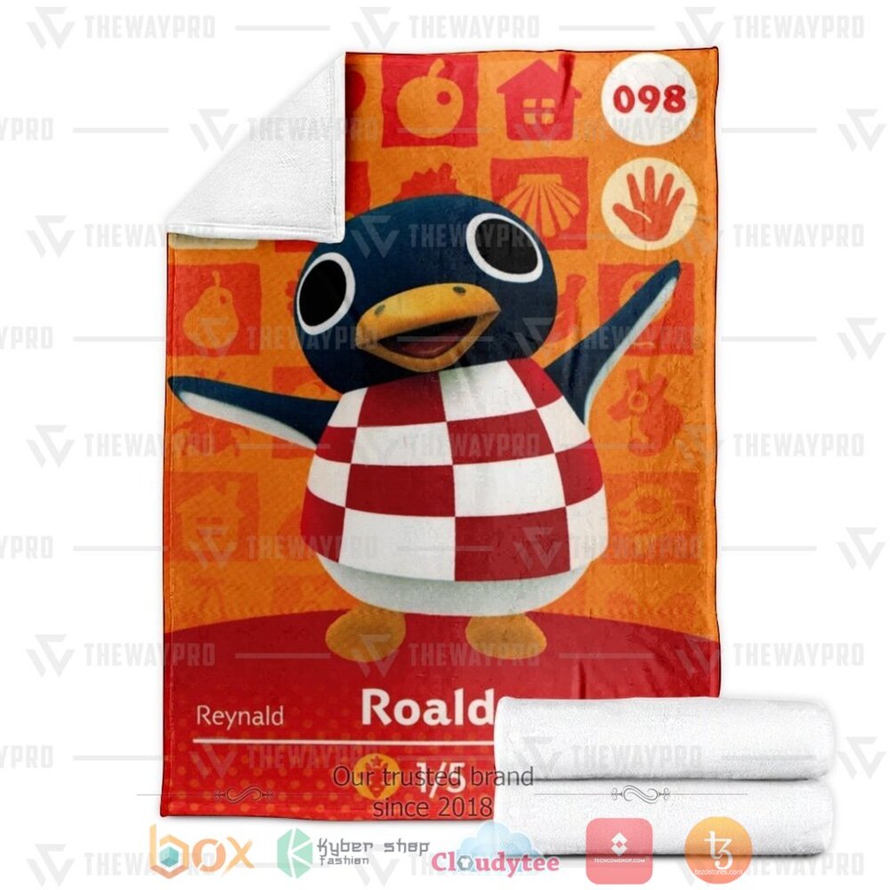 NEW Animal Crossing Happy Home Designer Amiibo Card Soft Blanket 3 Animal Crossing Happy Home Designer Amiibo Card Custom Soft Blanket 1 2