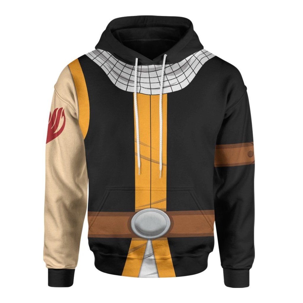 Anime Fairy Tail Cosplay Etherious Natsu Dragneel 3D All Over Printed Hoodie