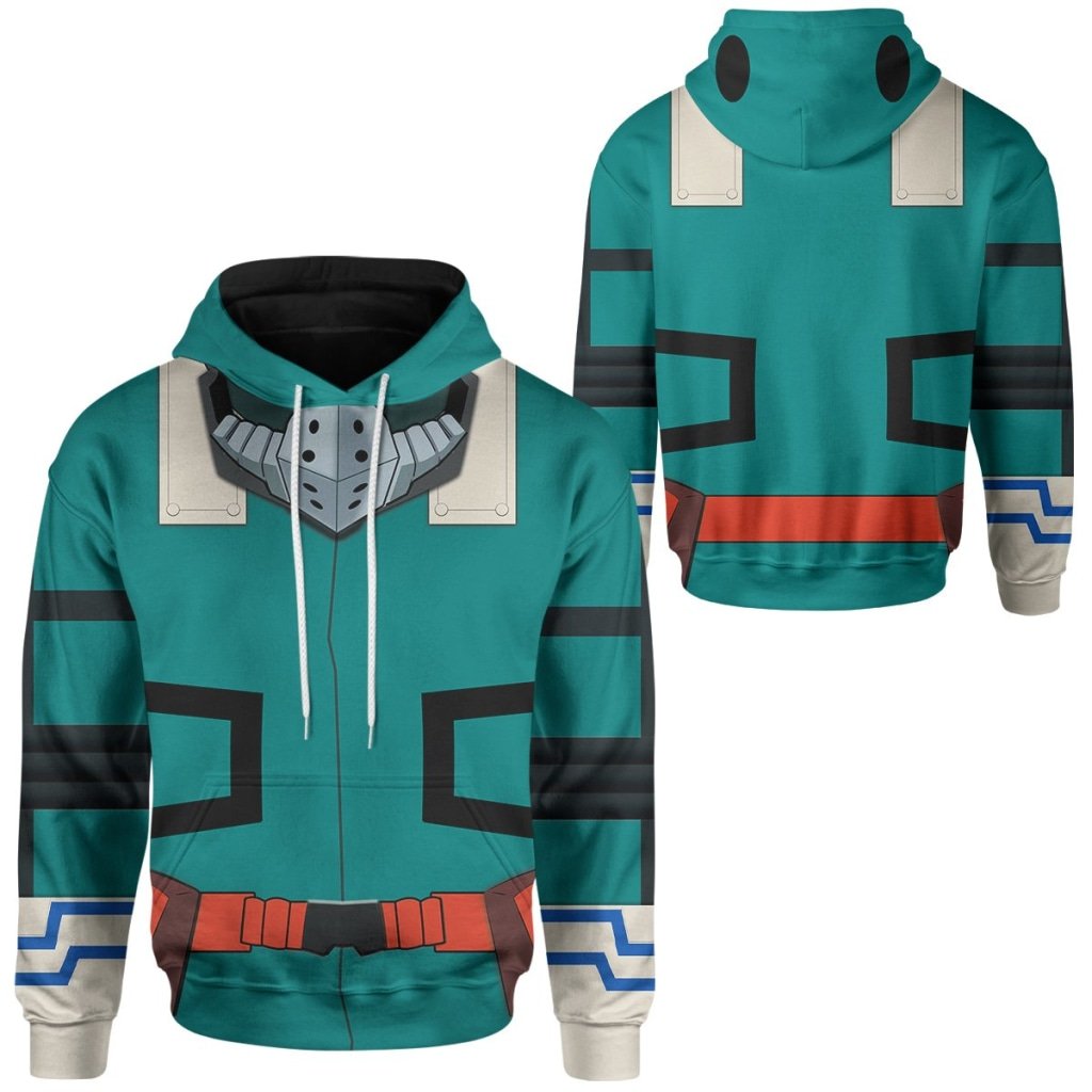 NEW Anime My Hero Academia Izuku 3D Printed Hoodie 3 Anime My Hero Academia Izuku 3D All Over Printed Hoodie 1 2