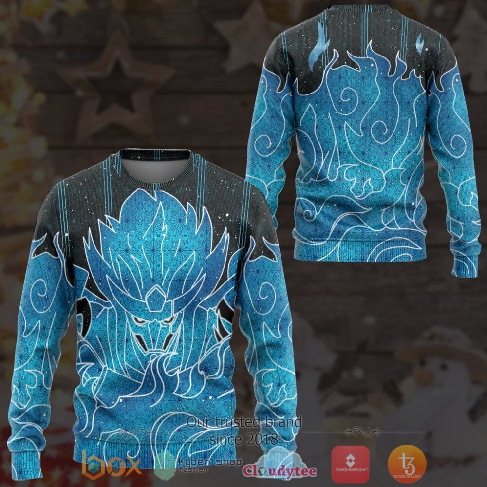 HOT Anime Naruto Madara Susanoo Merry Christmas Sweater 2 Anime Naruto Madara Susanoo Ugly Christmas Sweater 1
