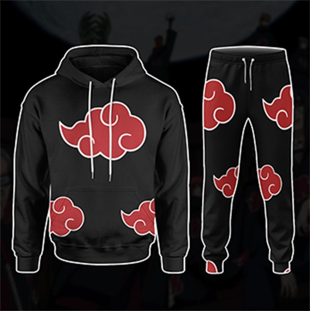 BEST Anime Naruto Shippuden Akatsuki Cosplay 3D Printed Hoodie 3 Anime Naruto Shippuden Akatsuki Cosplay 3D All Over Printed Hoodie 1 2