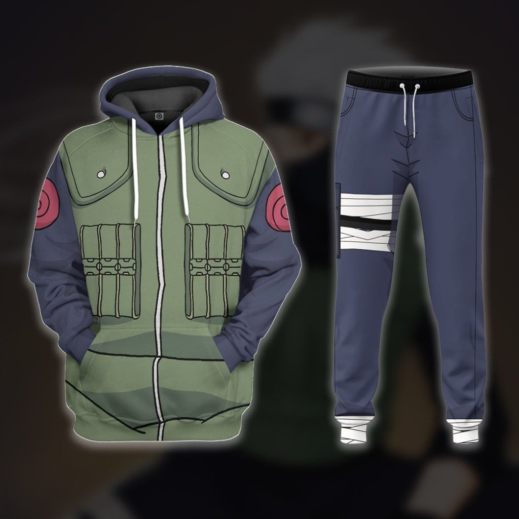 BEST Anime Naruto Shippuden Kakashi Hatake Cosplay 3D Printed Hoodie 4 Anime Naruto Shippuden Kakashi Hatake Cosplay 3D All Over Printed Hoodie 1 2 3