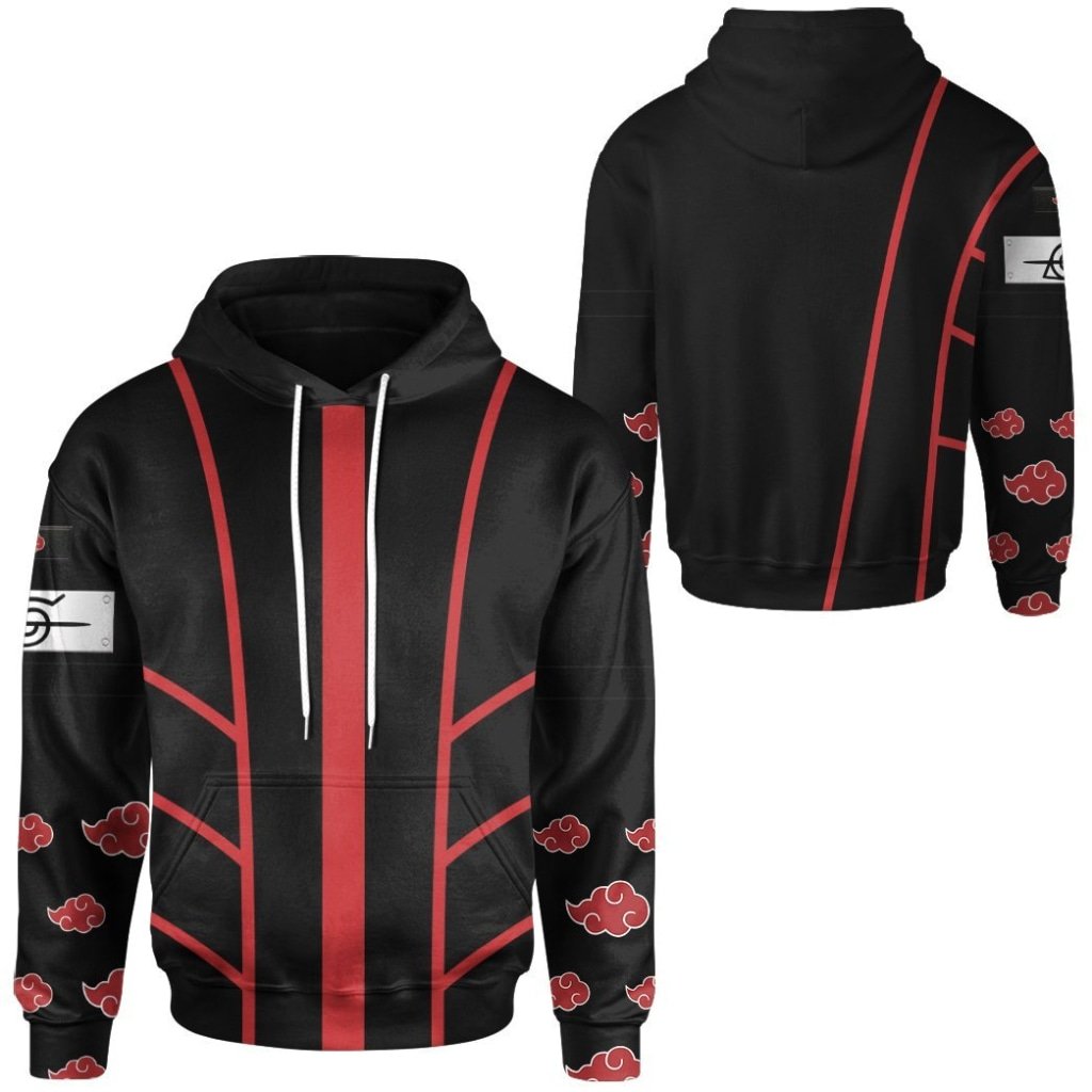 BEST Anime Naruto Shippuden Modern Akatsuki Cosplay 3D Printed Hoodie 4 Anime Naruto Shippuden Modern Akatsuki Cosplay 3D All Over Printed Hoodie 1 2 3