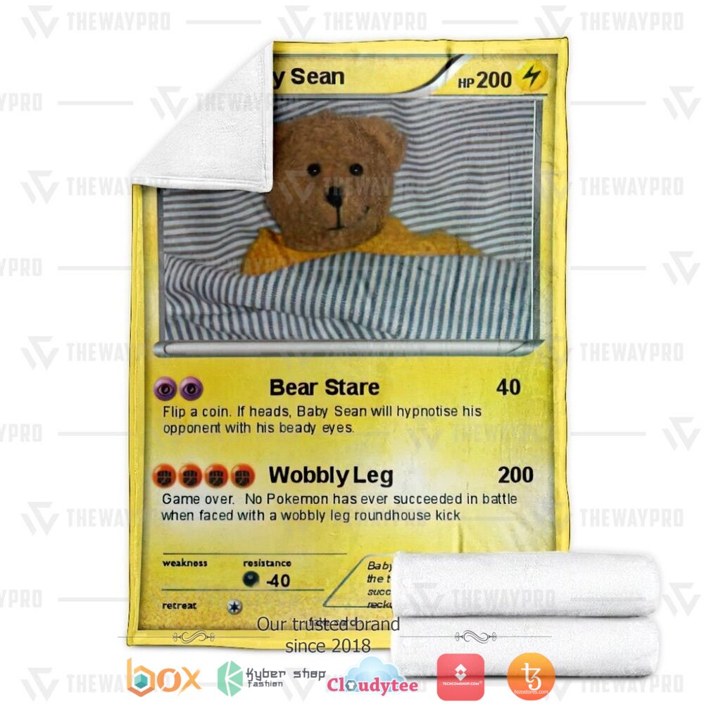 BEST Baby Sean Pokemon Blanket 3 Anime Pokemon Baby Sean soft Blanket 1 2