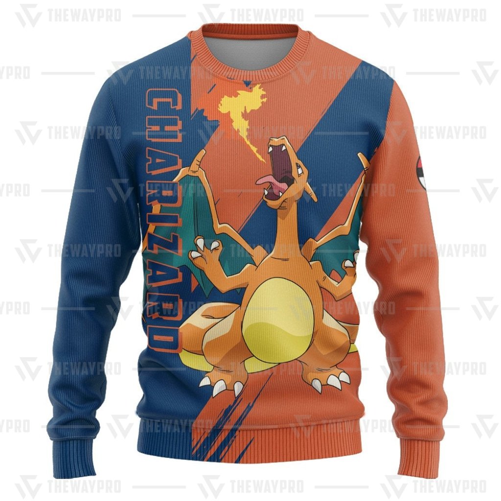 Anime Pokemon Charizard 3D All Over Printed Hoodie 1 2 3 4 5 6 7 8 9 10