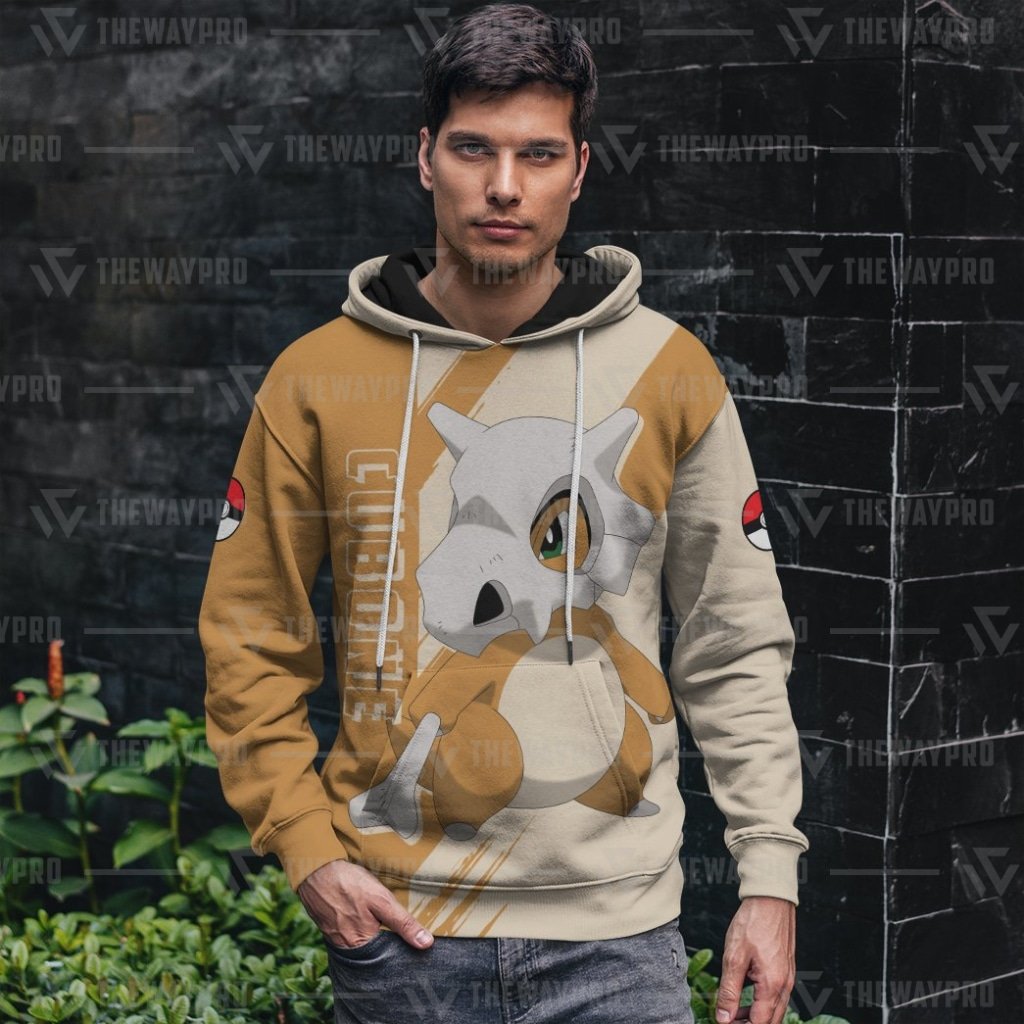 HOT Anime Pokemon Cubone 3D Printed Hoodie 2 Anime Pokemon Cubone 3D All Over Printed Hoodie 1
