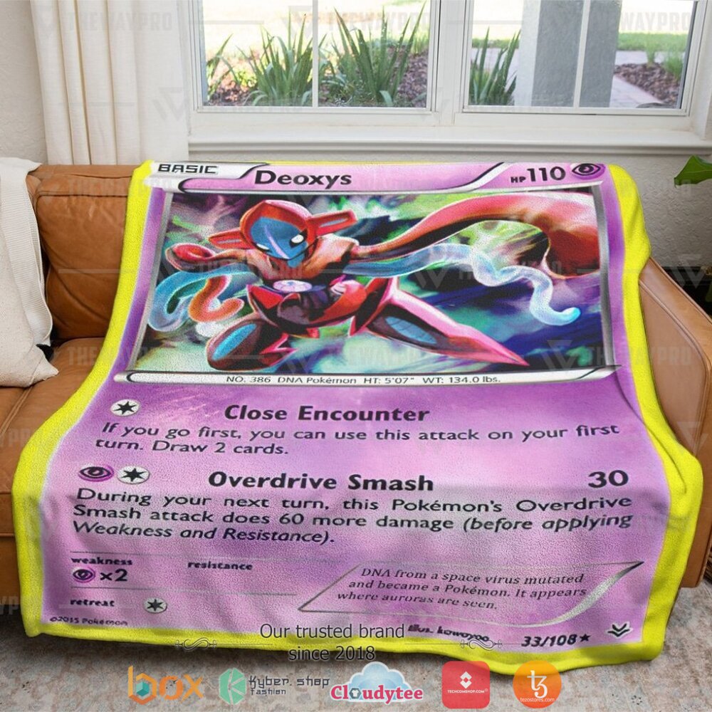 HOT Deoxys Cosplay Pokemon Blanket 4 Anime Pokemon Deoxys Cosplay soft Blanket 1 2 3