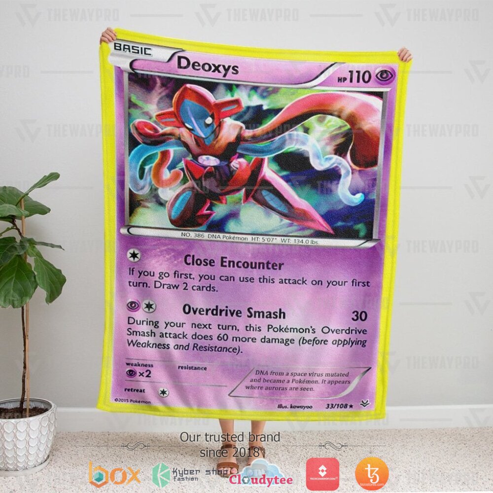 HOT Deoxys Cosplay Pokemon Blanket 5 Anime Pokemon Deoxys Cosplay soft Blanket 1 2 3 4