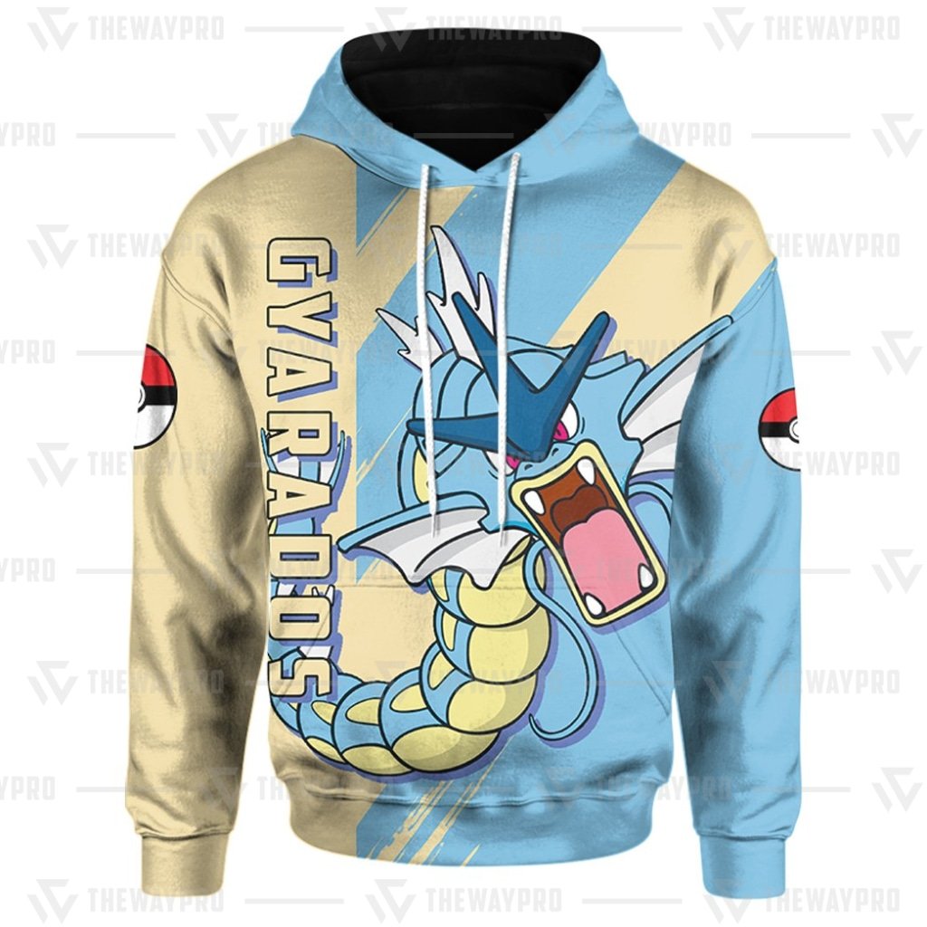 Anime Pokemon Gyarados 3D All Over Printed Hoodie